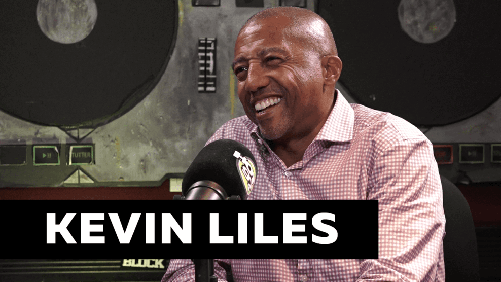 Kevin Liles in Hot 97 studio