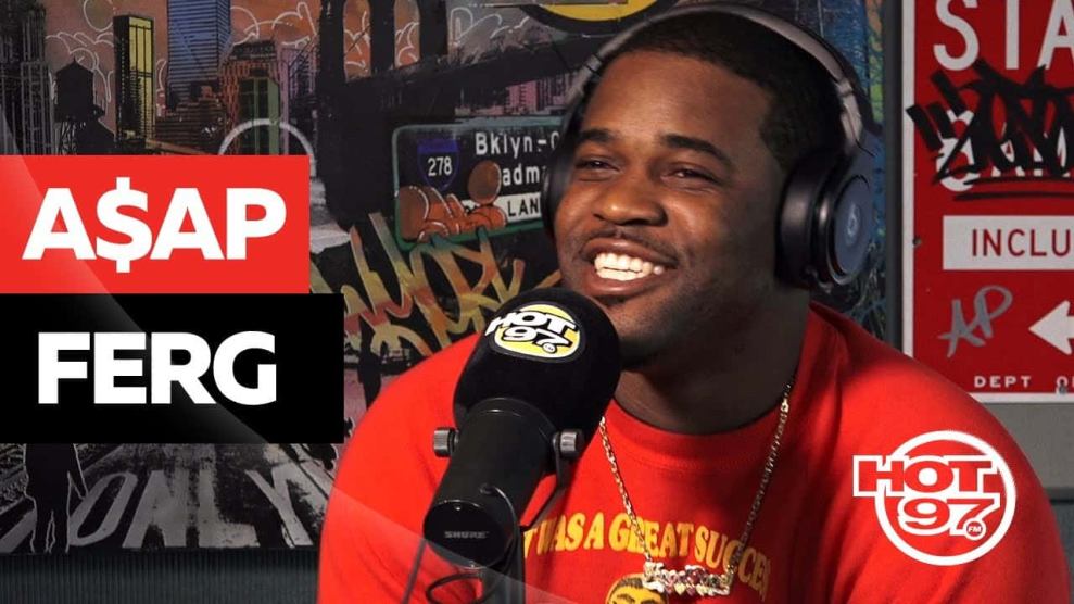 A$AP Ferg in Hot 97 Studio