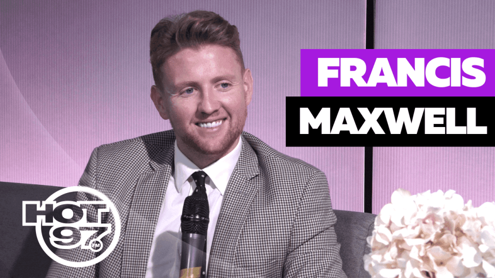 Frances Maxwell in Hot 97 studio with Nessa