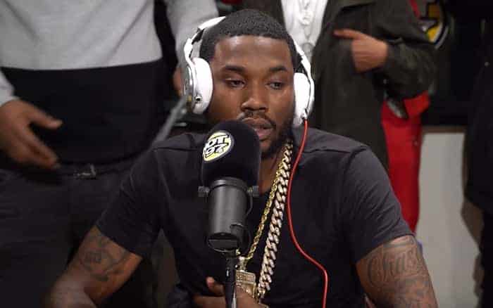 Meek Mill in Hot 97 Studio