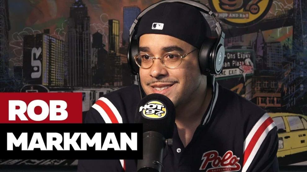 Rob Markman in Hot 97 Studio