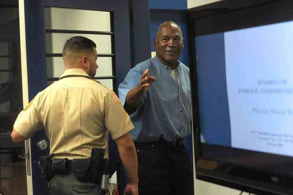 O.J. Simpson  parole hearing at Lovelock Correctional Center July 20