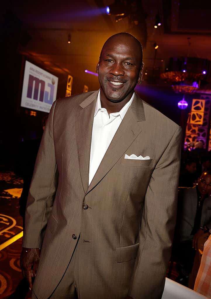 Michael Jordan attends the 13th annual Michael Jordan Celebrity Invitational gala in 2014