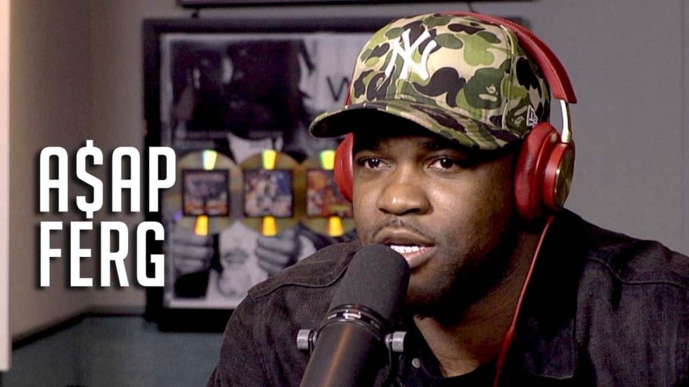 A$AP Ferg in Hot 97 Studio