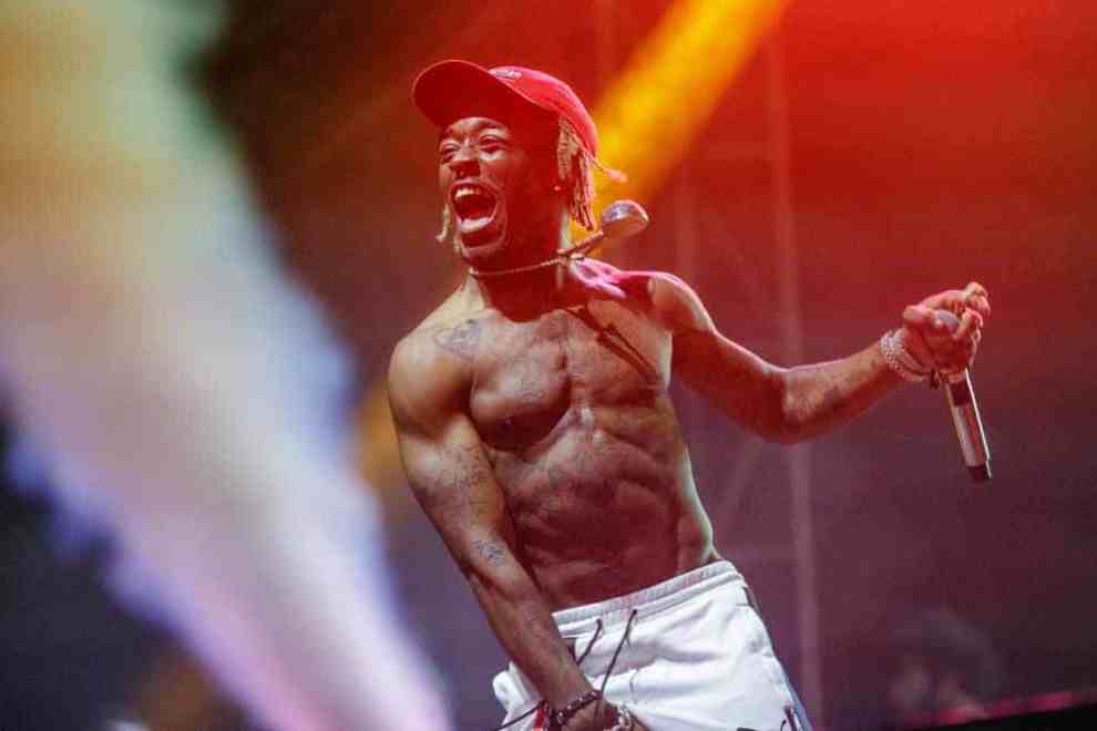 Lil Uzi Vert performs during Lollapalooza 2017