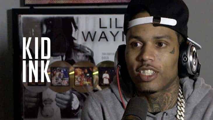 Kid Ink in Hot 97 Studio