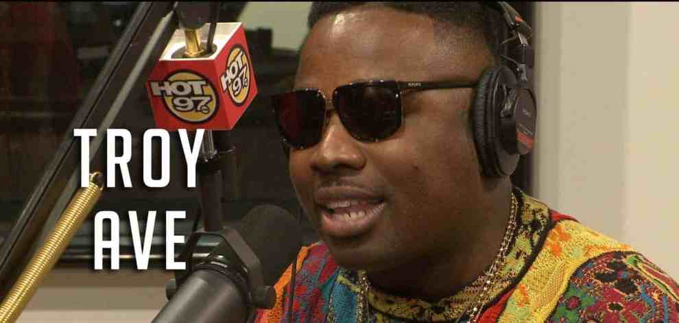 Troy Ave in Hot 97 Studio