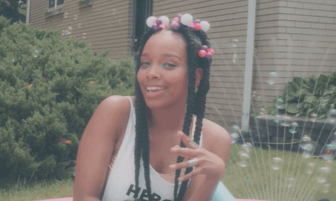 Screenshot from 'LSD' video of Jamila Woods