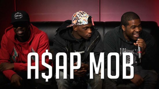 A$AP Mob in Hot 97 Studio