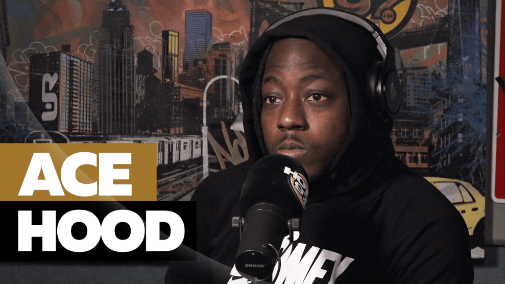 Ace Hood in Hot 97 Studio