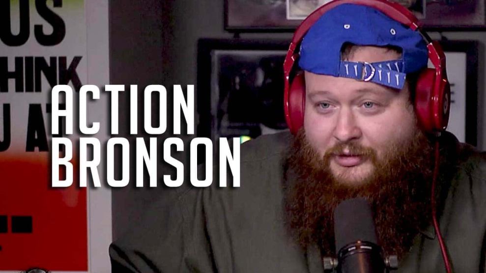 Action Bronson in Hot 97 Studio