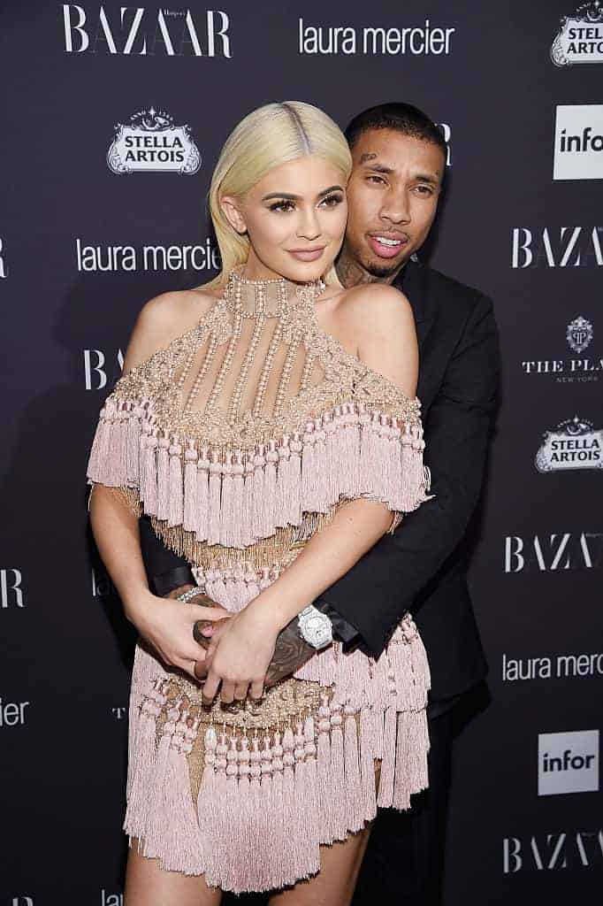 Kylie Jenner and Tyga attend Harper's Bazaar's celebration of 'ICONS By Carine Roitfeld' September 9