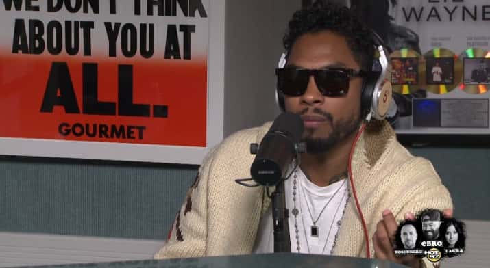 Miguel in Hot 97 Studio