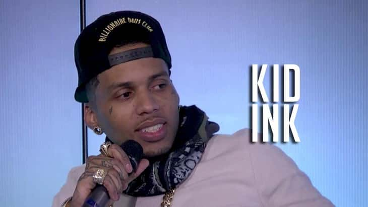 Kid Ink in Hot 97 Studio