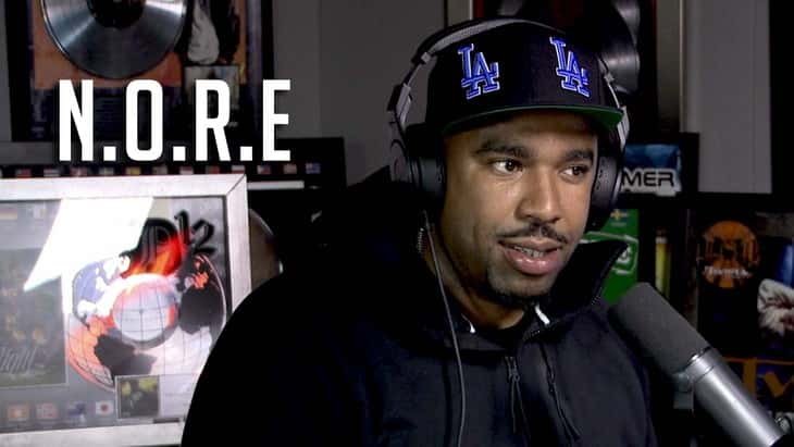 N.O.R.E. in Hot 97 Studio