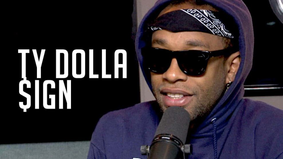 Ty Dolla $ign in Hot 97 Studio