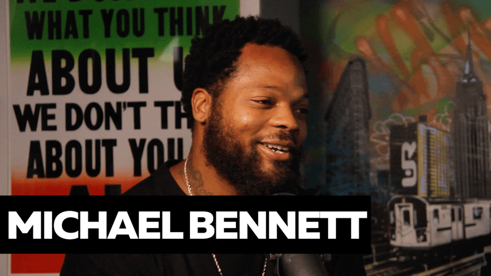 Michael Bennett in Hot 97 Studio