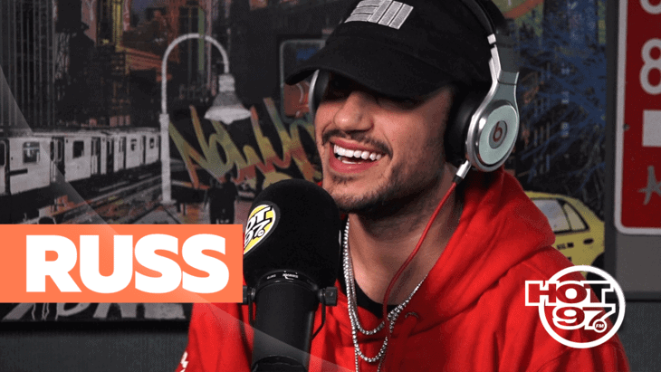 Russ in Hot 97 Studio