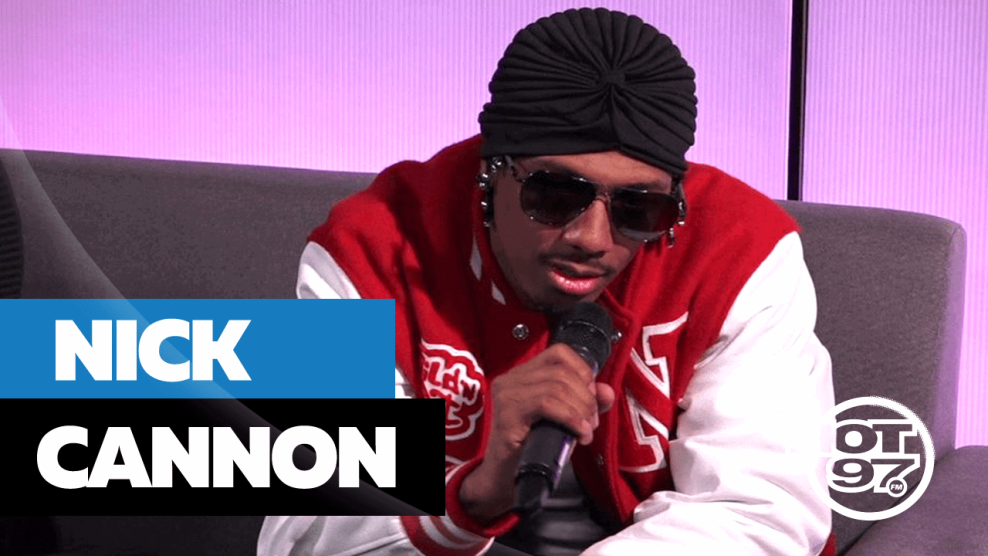 Nick Cannon in Hot 97 Studio with Nessa