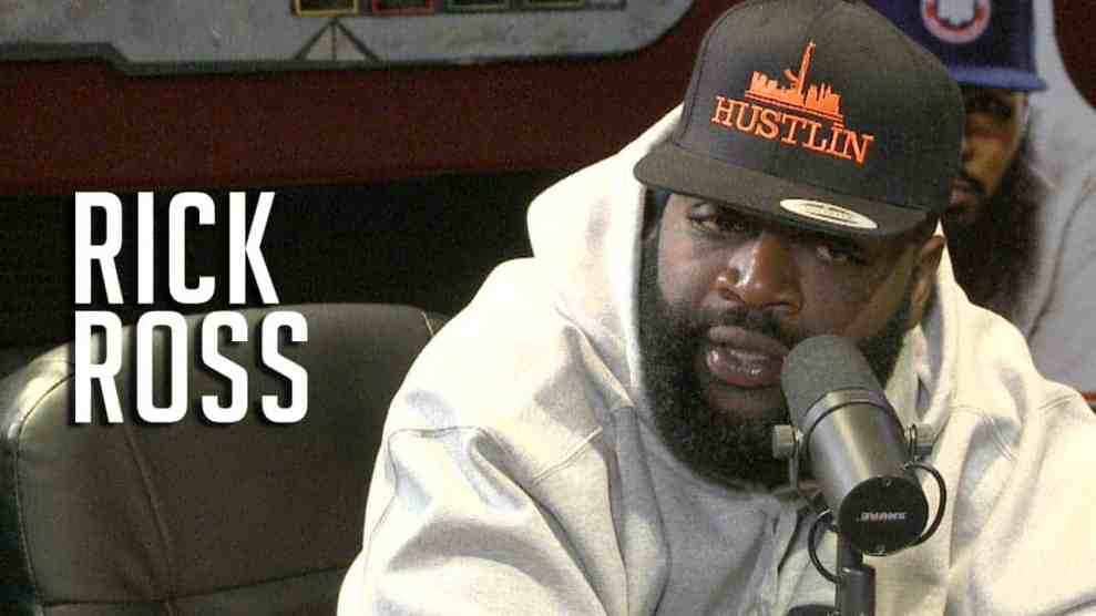 Rick Ross in Hot 97 Studio