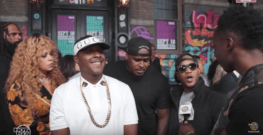 Hot 97 speaks with honorees at VH1’s Hip Hop Honors honoring the 90’s era