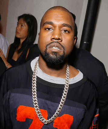 Kanye West attends Vogue 95th Anniversary Party on October 3