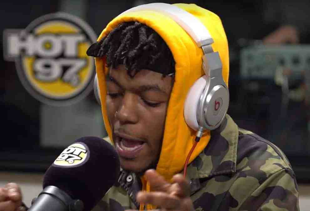 J.I.D. in Hot 97 Studio