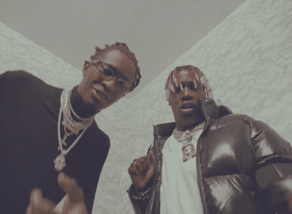 Screenshot from video of Lil Yachty & Young Thug