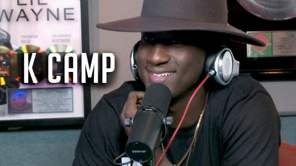 K.Camp in Hot 97 Studio