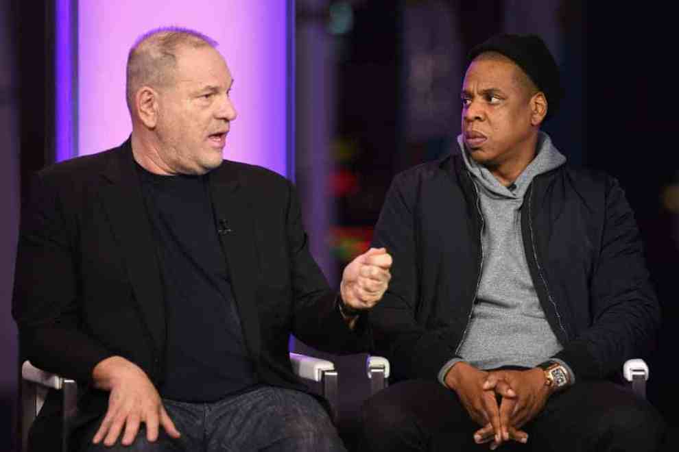 Harvey Weinstein and Jay Z at 2017 Sundance Film Festival