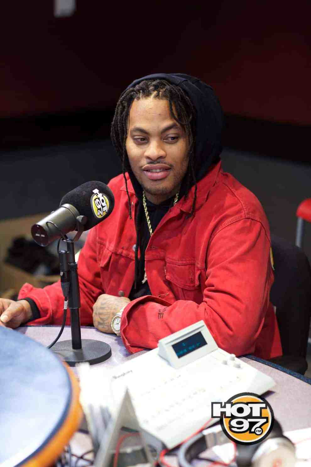 Waka Flocka in Hot 97 Studio