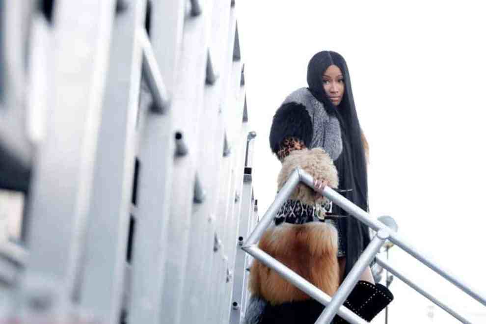 Nicki Minaj poses backstage during the Meadows Music and Arts Festival - Day 2 at Citi Field on September 16