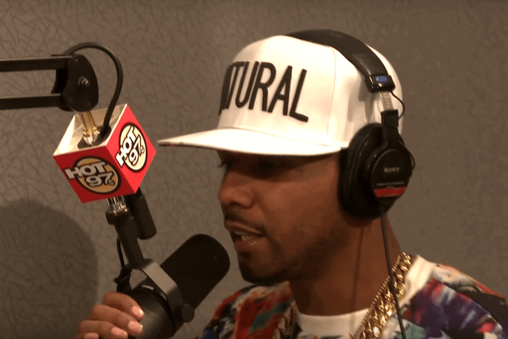 Juelz Santana in Hot 97 Studio