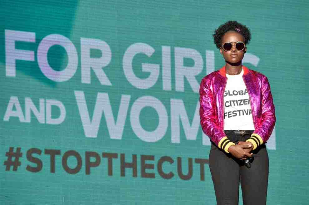Lupita Nyong'o speaks at 2017 Global Citizen Festival: For Freedom. For Justice. For All.