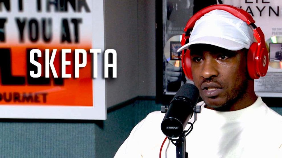 Skepta at Hot 97 Studio