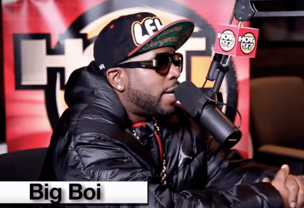 Big Boi in Hot 97 Studio