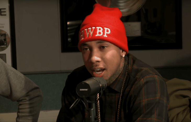 Tyga in Hot 97 Studio