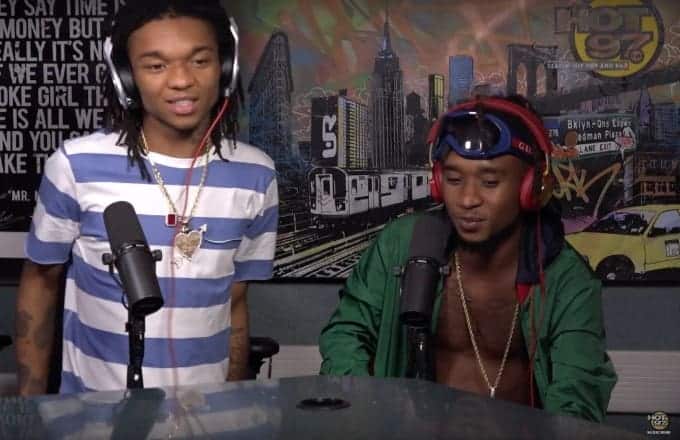 Rae Sremmurd in Hot 97 Studio