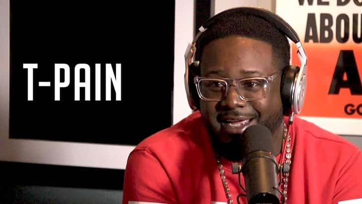 T-Pain in Hot 97 Studio