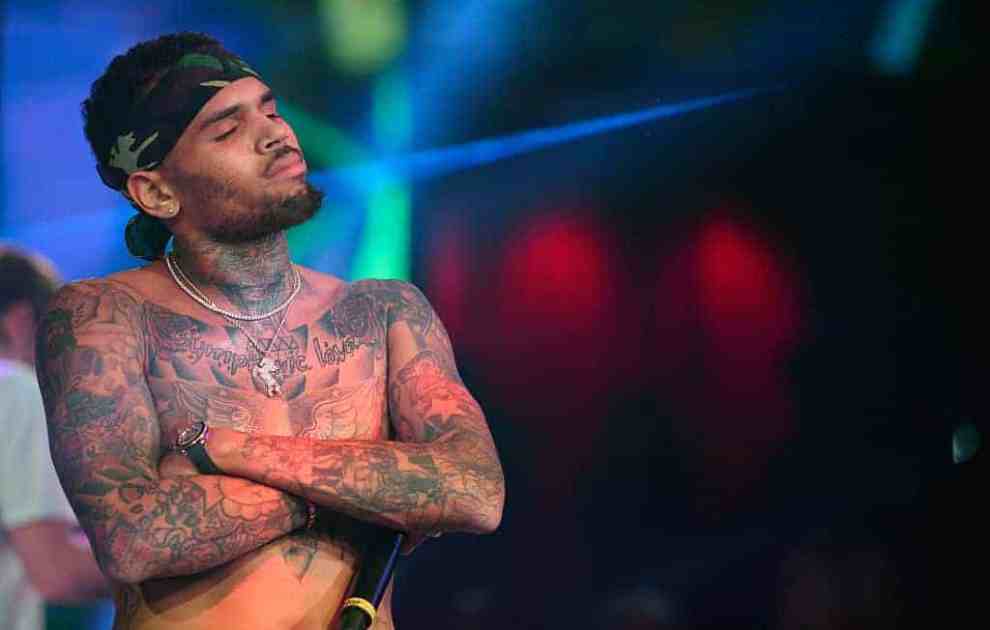 Chris Brown performs at Chris Brown The Party Tour at Honda