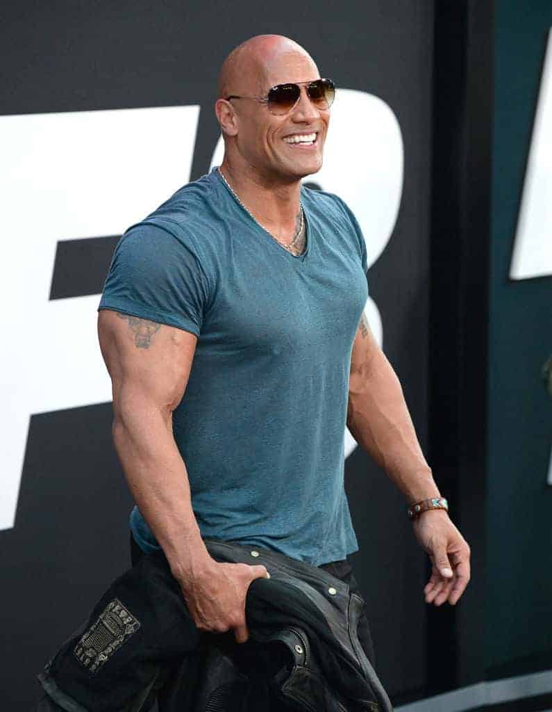 The Rock attends 'The Fate Of The Furious' New York Premiere