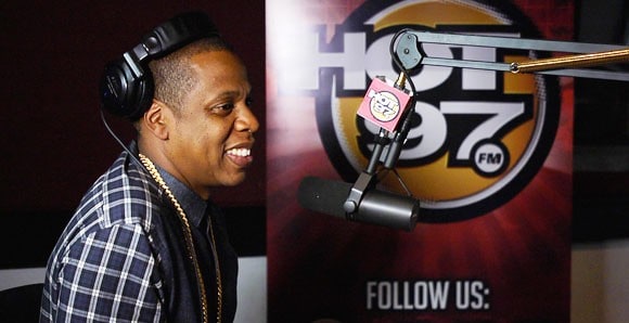 Jay Z in Hot 97 Studio