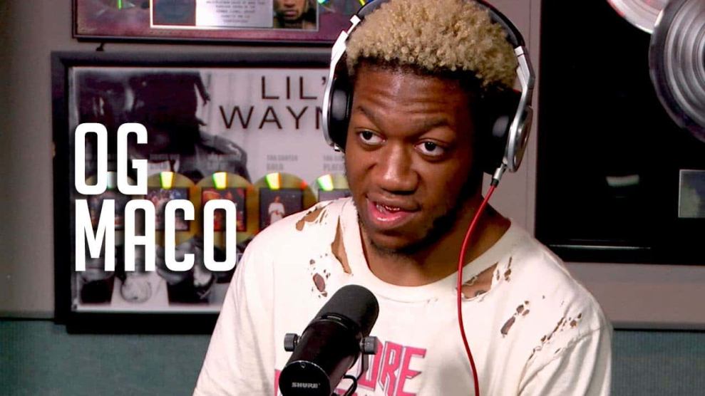 OG Maco in Hot 97 Studio