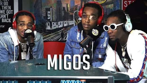 Migos in Hot 97 Studio