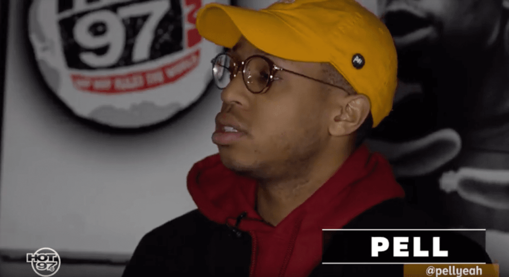 Pell in Hot 97 Studio