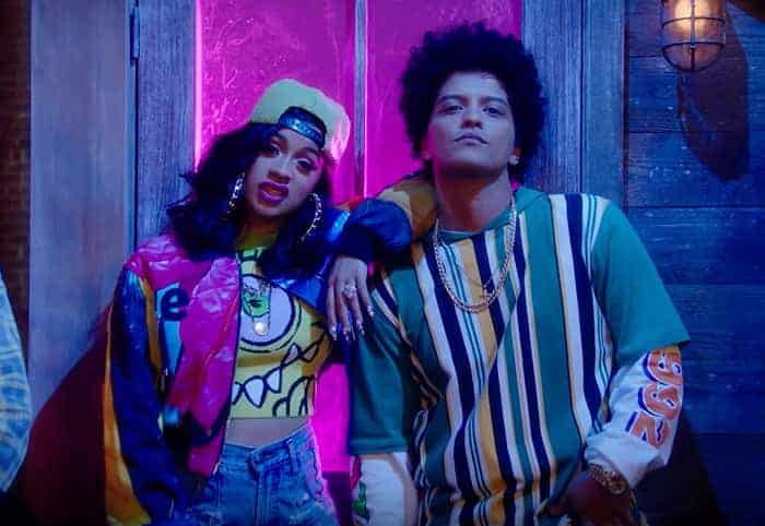 Bruno Mars and Cardi B 'Finesse (Remix)