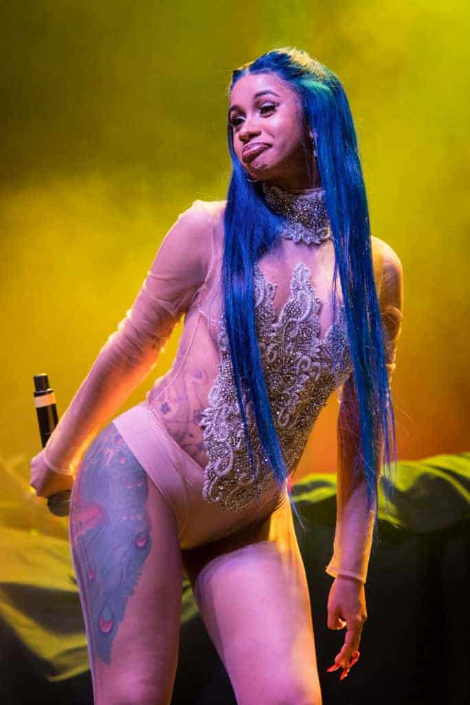 Cardi B performs at Cardi B And Machine Gun Kelly In Concert - New Orleans