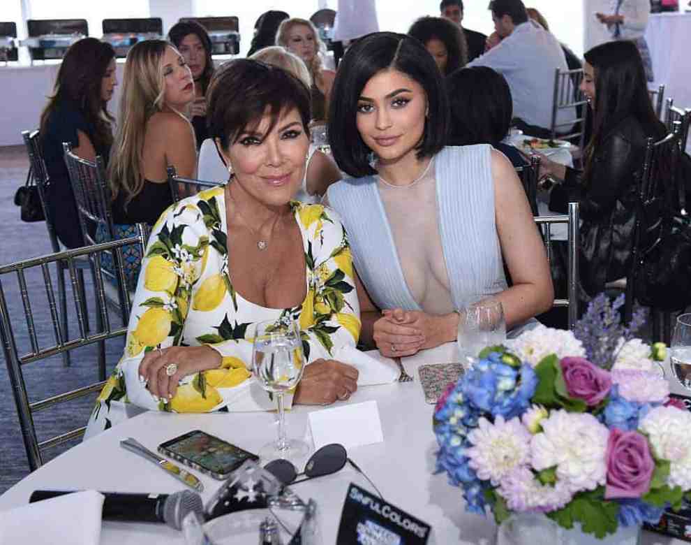 Kris Jenner and Kylie Jenner attend SinfulColors and Kylie Jenner Announce charitybuzz.com Auction for Anti Bullying