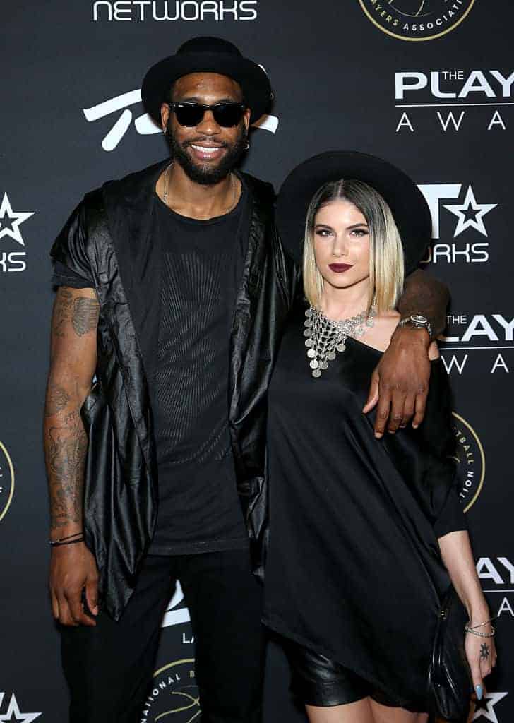 Rasual Butler and singer Leah LaBelle attend The Players' Awards presented by BET at the Rio Hotel & Casino on July 19