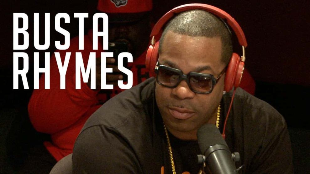 Busta Rhymes in Hot j97 Studio
